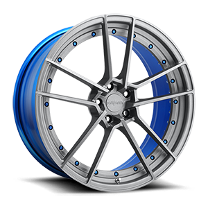 Matte Anthracite w/ Peek A Blue inner & Hardware