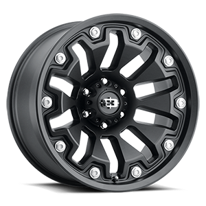 Satin Black/Grey Bolts