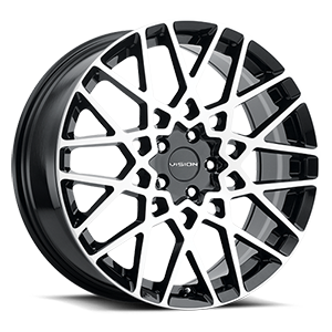 Gloss Black Machined Face