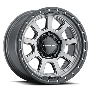 Satin Gray w/ Satin Black Lip