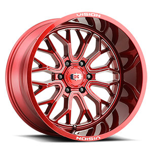 Gloss Red w/ Milling