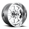 Fuel Dually Wheels FF09D - 8 Lug Super Single Front