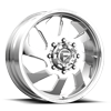 Fuel Dually Wheels FF39D - 8 Lug Front