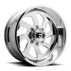 Fuel Dually Wheels FF39D - 8 Lug Super Single Front